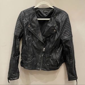 Topshop leather jacket